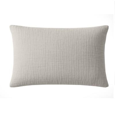 Taie d'oreiller en gaze de coton lave 50 x 70 cm Douce vert EDEN