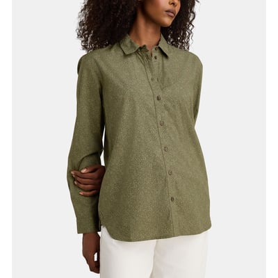 Chemise droite alma sur fleurs coton GALERIES LAFAYETTE