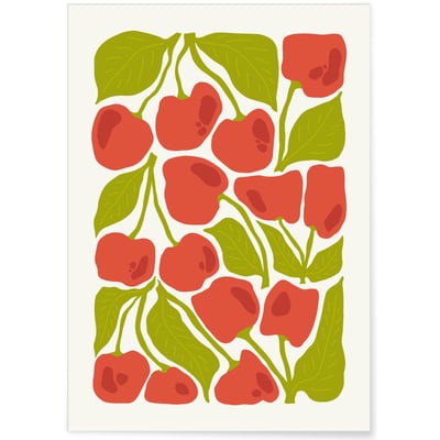 Affiche Cerises du Verger L'AFFICHERIE