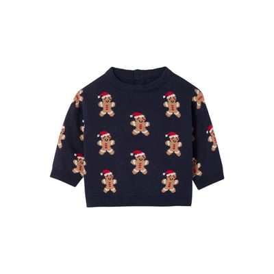 Pull bébé noël jacquard VERTBAUDET