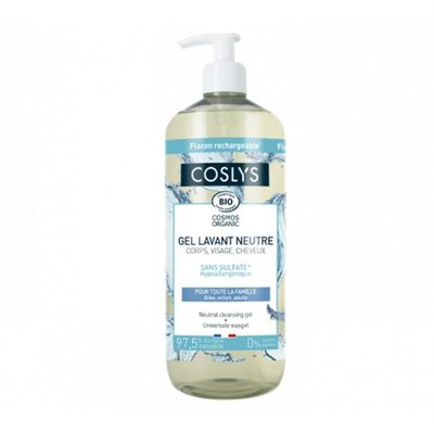 Gel lavant neutre  corps, visage et cheveux COSLYS