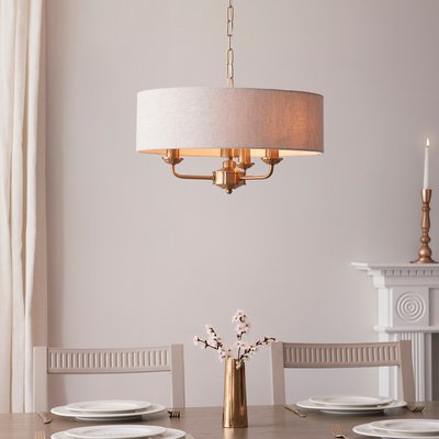 Harrington 3 Pendant in Vintage Brass SO'HOME