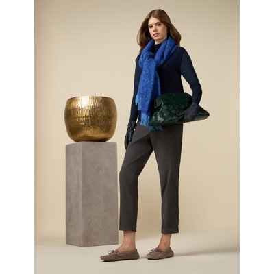 Pantalon à coupe droite réalisé en velours milleraies léger OLTRE