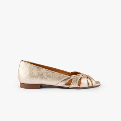 Ballerine cuir pailleté CHIARA MAISON TOUFET