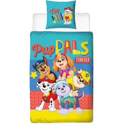 Parure de Lit Enfant Réversible Chien Pompier PAT PATROUILLE
