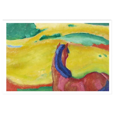 Poster Chevaux dans le paysage par Franz Marc HEXOA