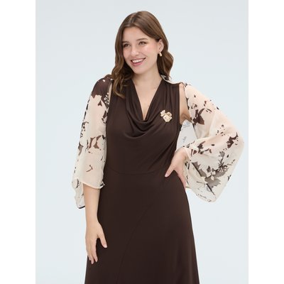 Boléro en georgette imprimée FIORELLA RUBINO