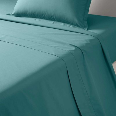 Drap plat en percale de coton rose, ALCOVE OLIVIER DESFORGES