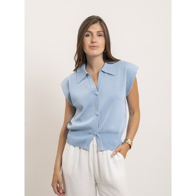 Chemise Sans Manches Col Polo Farda DONA LISA
