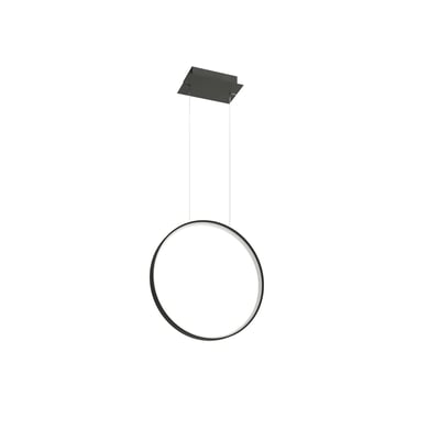 Suspension Aluminium Noir LED 1 Rio EDEN