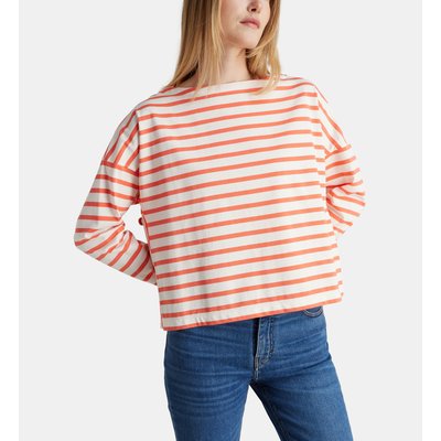 T-shirt Manches Longues Marinière Audierne En Coton Bio GALERIES LAFAYETTE