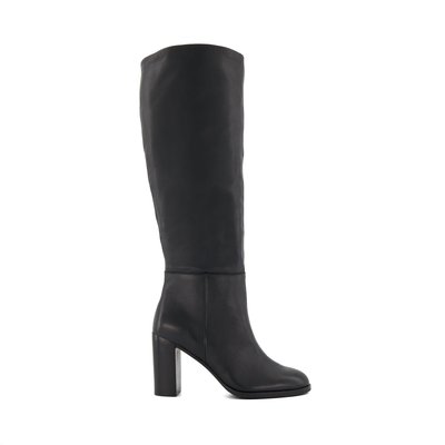 Bottes hauteur genou à talons carrés - SISILY DUNE LONDON