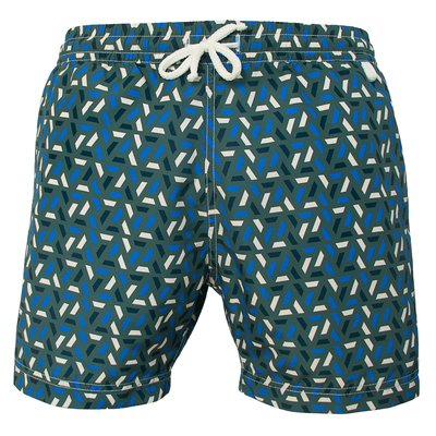 Short de bain MONTAUK 740 Optical Print LES LOULOUS DE LA PLAGE