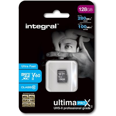 Cartes Memoire Integral Inmsdx128g-280/100u2 - Inmsdx128g-280/100u2 INTEGRAL