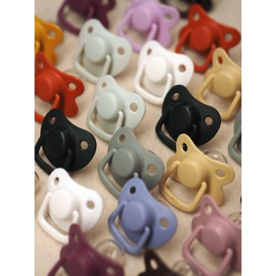 Lot de 2 sucettes anatomiques en silicone 6m+ FILIBABBA