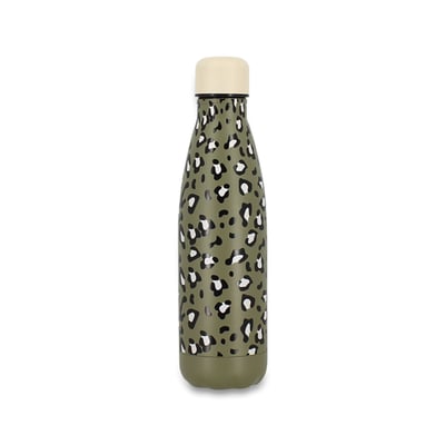 Bouteille 500ml en acier inoxydable, LEOPARD NOVASTYL