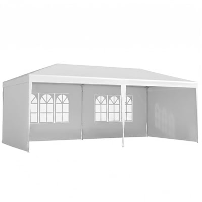 Tente de fête Acier Blanc OUTSUNNY
