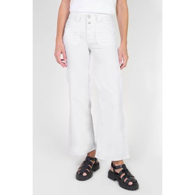 Jeans regular, droit pulp wide leg taille haute 7/8ème, longueur 34 LE TEMPS DES CERISES