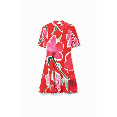 Robe patineuse courte fleurs DESIGUAL