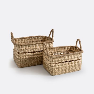 Set of 2 Sola Woven Straw Baskets LA REDOUTE INTERIEURS