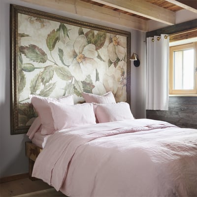 Housse De Couette Uni   - LIN LAVE TRADITION DES VOSGES
