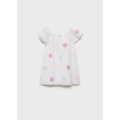 Robe détails brodés MANGO BABY