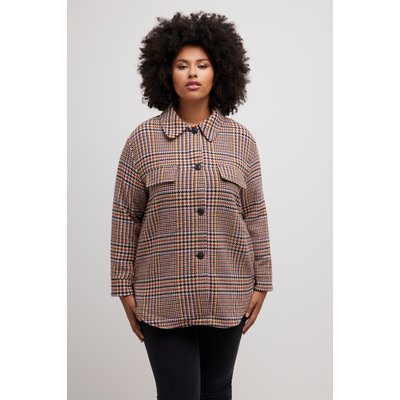 Veste, motif à carreaux, oversized ULLA POPKEN