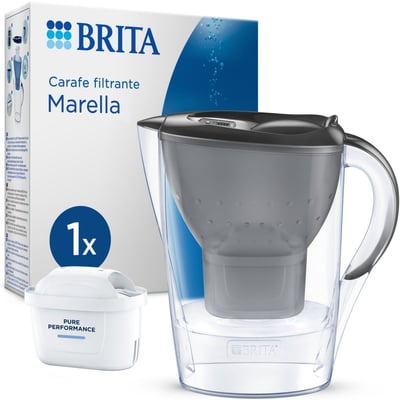 Carafe filtrante Marella graphite + 1 cartouche Maxtra Pro BRITA
