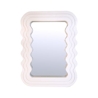 Miroir rectangulaire ondulé 29,5x40cm EMDE