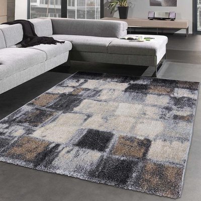 Tapis salon et chambre tissé motif géométrique ELEGANT 04 UN AMOUR DE TAPIS