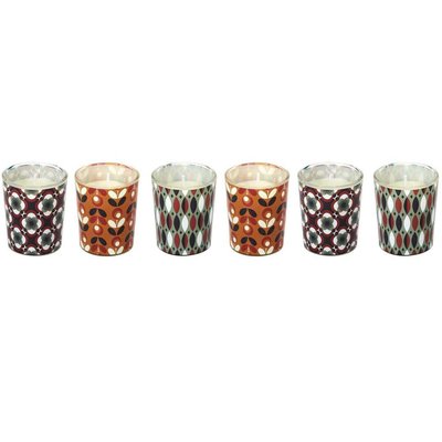 Coffret de 6 bougies parfumées Rétro CMP