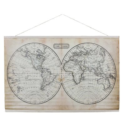 Tableau toile Mappemonde DECORATIE