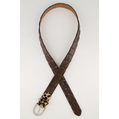 Ceinture en cuir, impression lézard ULLA POPKEN