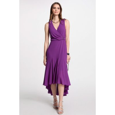 Robe midi droite fluide MORGAN