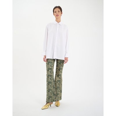 Chemise Nova en lin mélangé blanc INES DE LA FRESSANGE PARIS