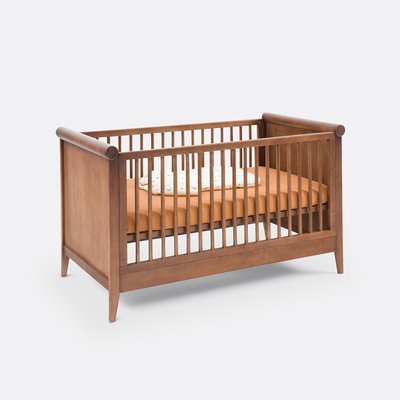 Lit bébé vintage évolutif teinté noyer, Florette LA REDOUTE INTERIEURS