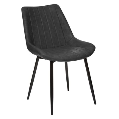 Chaise vintage effet cuir OLWEN ATMOSPHERA
