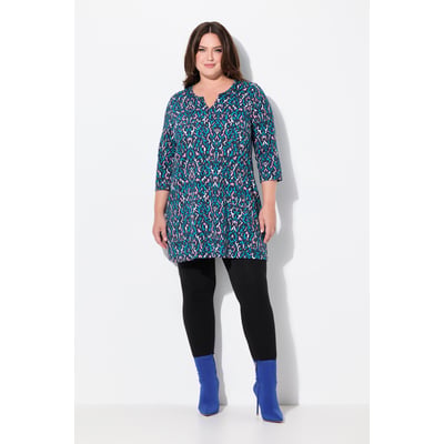 T-shirt long, col tunisien et manches 3/4 ULLA POPKEN