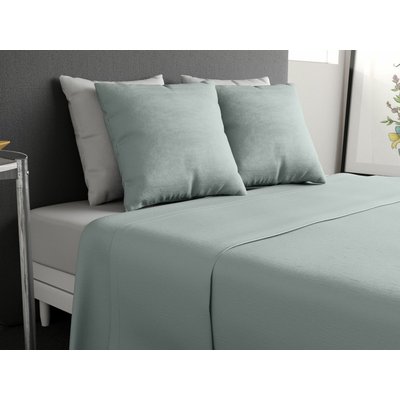Parure de draps coton unie BATON ROUGE