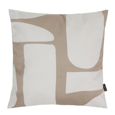 Coussin en velours à motif abstrait ICON