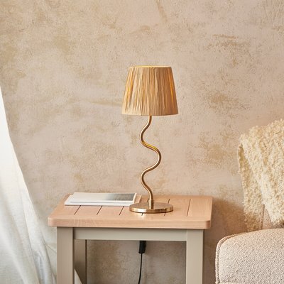 Wesley Table Lamp in Brushed Aged Brass ÉDITÉ