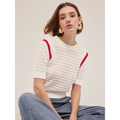 Maglia in filato misto viscosa effetto crochet MOTIVI