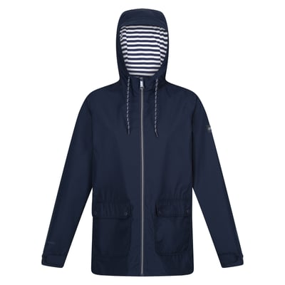 Veste Femme REGATTA Imperméable - Taille S (38) - Bleu Marine - Occasion Très Bon état