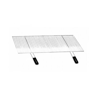 Grille de barbecue recoupable en acier 100 x 40 cm avec poignées en Soft-Touch COOK IN GARDEN