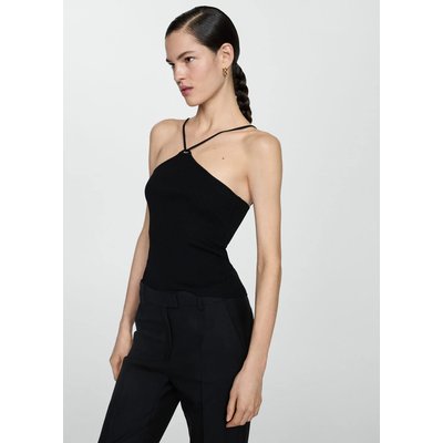 Top maille fil métallisé MANGO