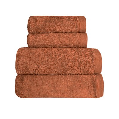 Ensemble de bain 4 pièces (2 draps de bain + 2 serviettes de toilette) 500 gr/m² STUDIO SENSEI MAISON