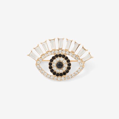 Broche œil strassé BALABOOSTE