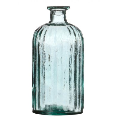 Vase Rond en Verre Recyclé - 10x10x20cm WADIGA