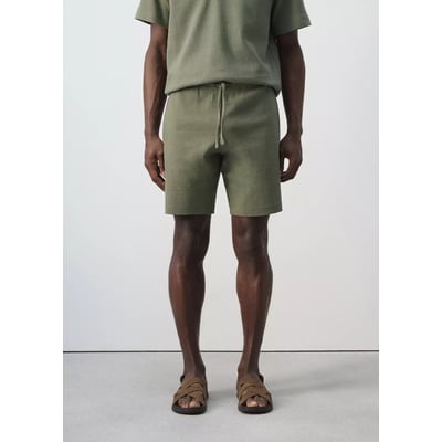 Bermuda coton texturé cordon MANGO MAN