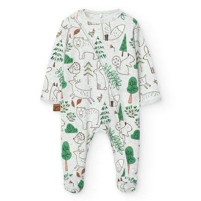 Barboteuse en coton avec ouverture BOBOLI